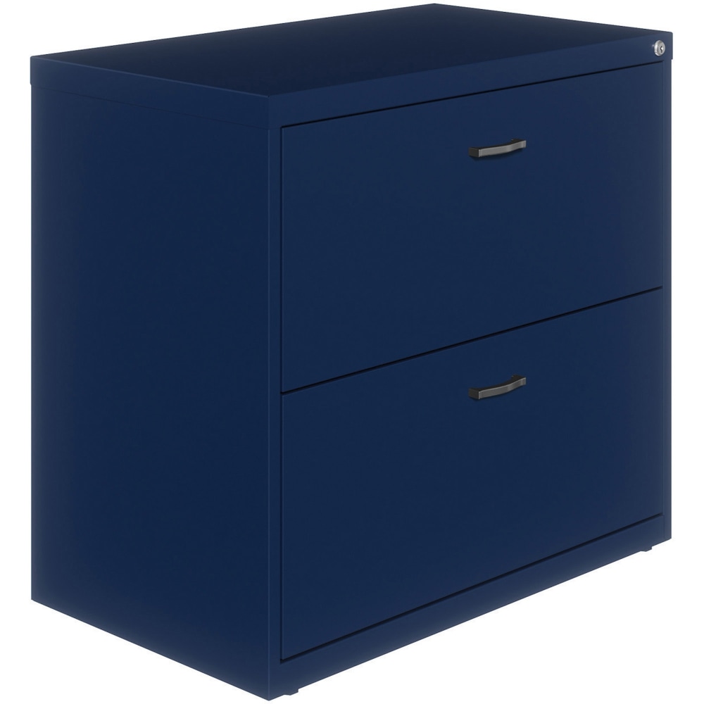 LYS NuSparc 30in Lateral File 2 Drawer w/ Arc Pull, Navy, 1 Each MPN:LF218AANY
