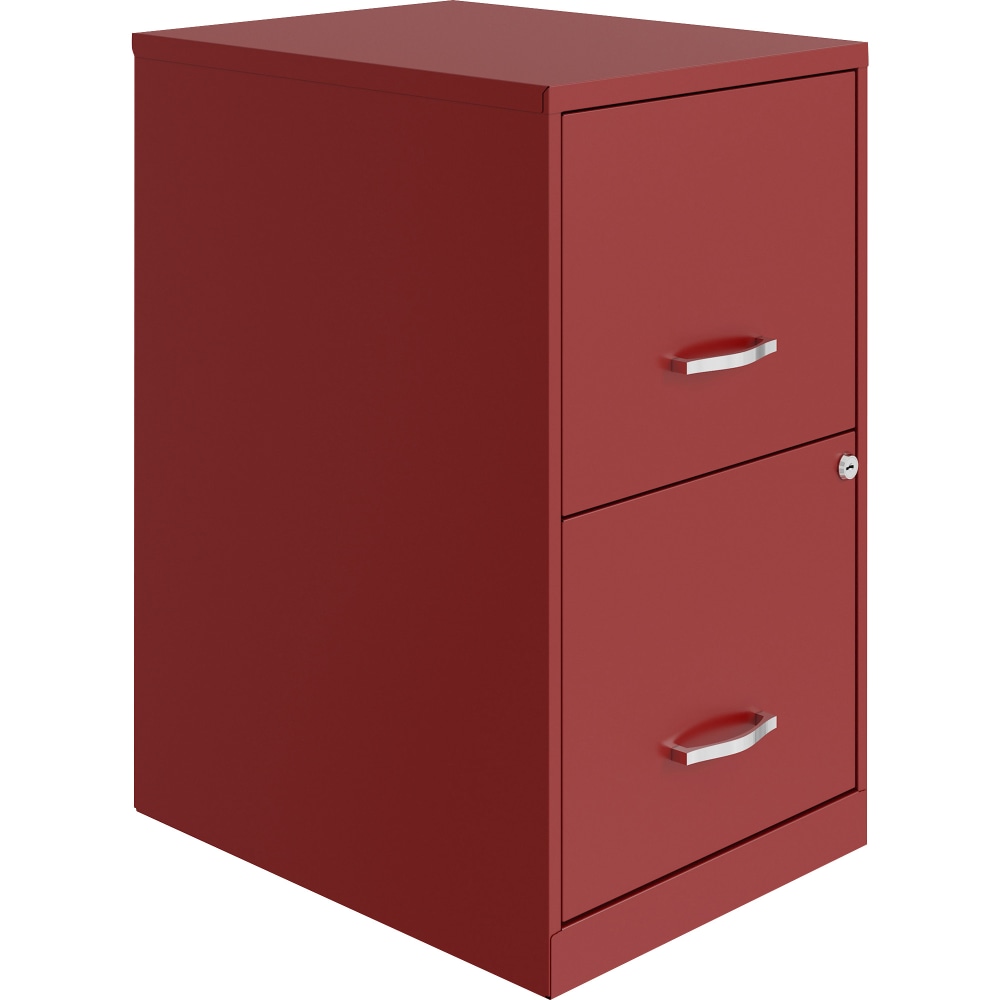 LYS NuSparc 18inD 2 Drawer Lateral File Cabinet, Red MPN:VF218AARD