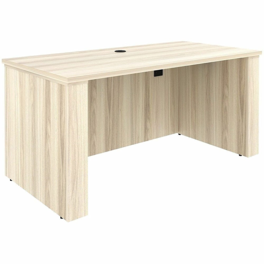 Lorell Essentials 60in Sit-to-Stand Desk Shell, 49inH x 60inW x 29inD, 1in Thick Top, Modern Elm MPN:66308