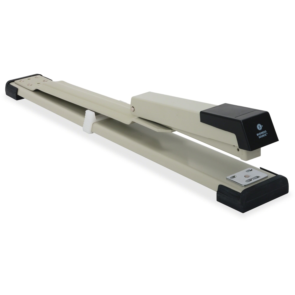 Business Source Long Reach Stapler - Staples Upto 20 Sheet of 20lb Paper - Holds Upto 210 Staple - Full Strip - 62827 MPN:62827