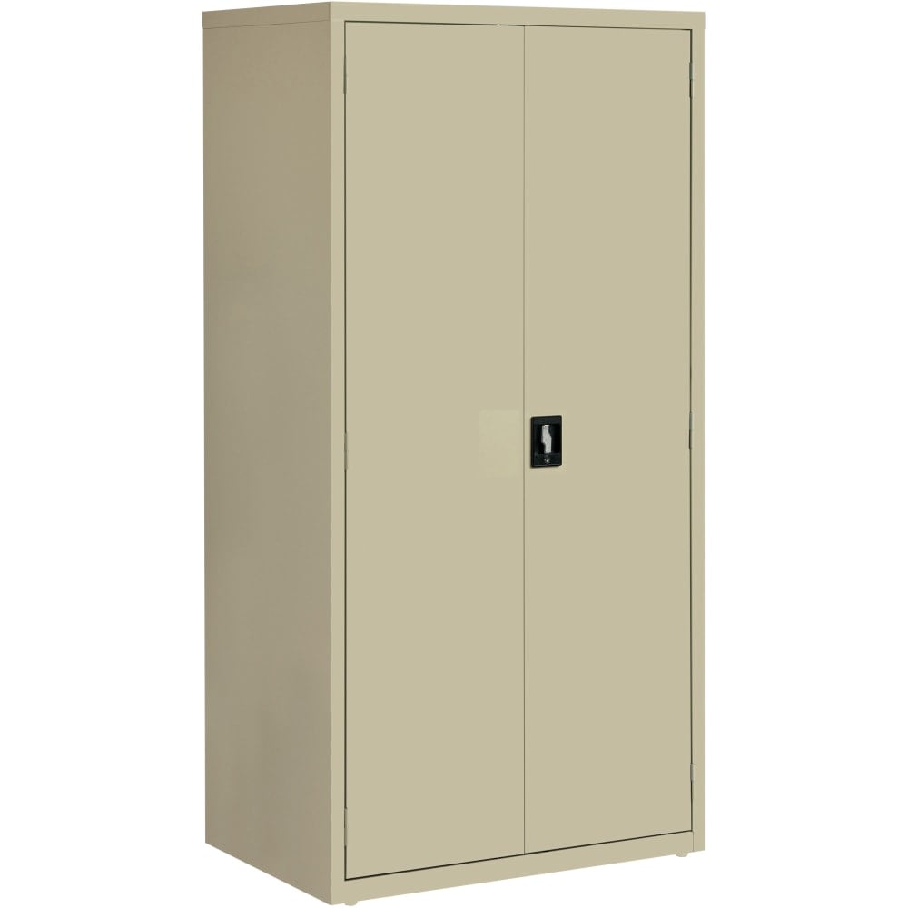 Lorell Fortress Series 24inD Steel Storage Cabinet, Fully Assembled, 5-Shelf, Putty MPN:34412