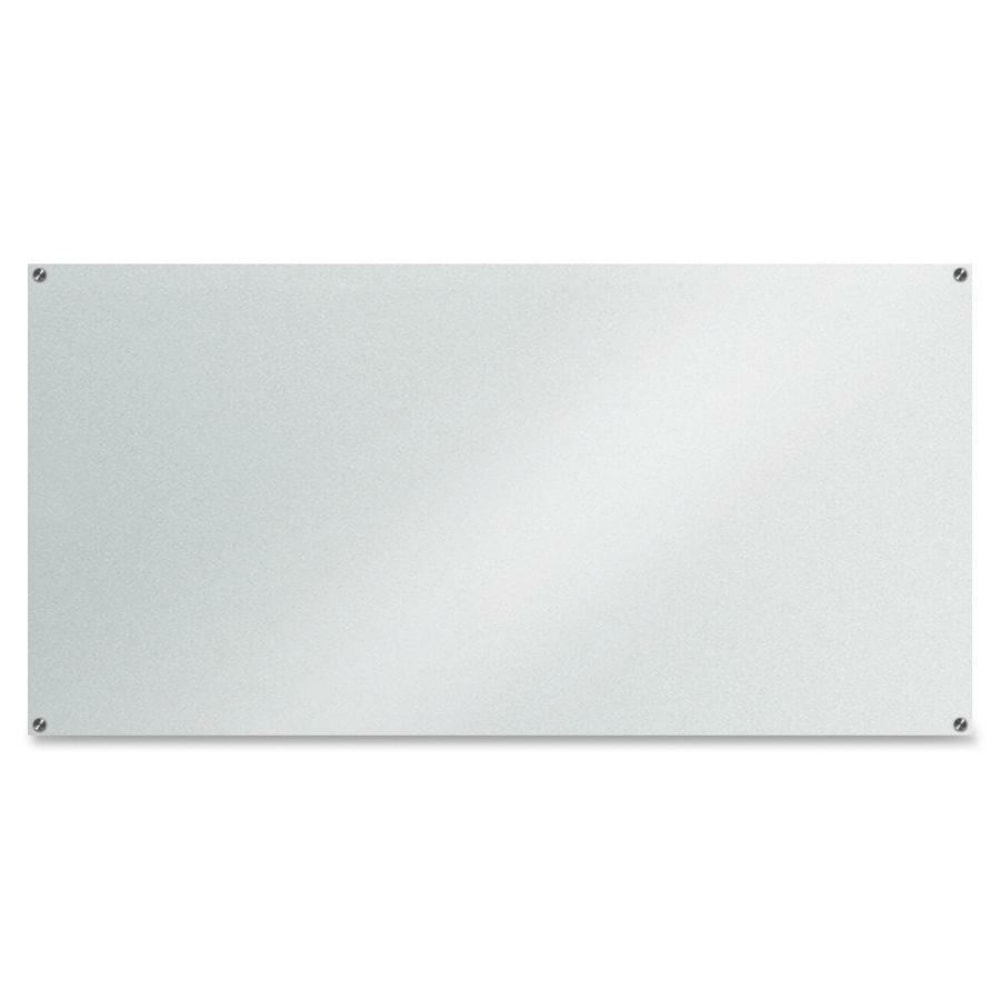 Lorell Glass Unframed Dry-Erase Whiteboard, 36in x 72in, White MPN:52500