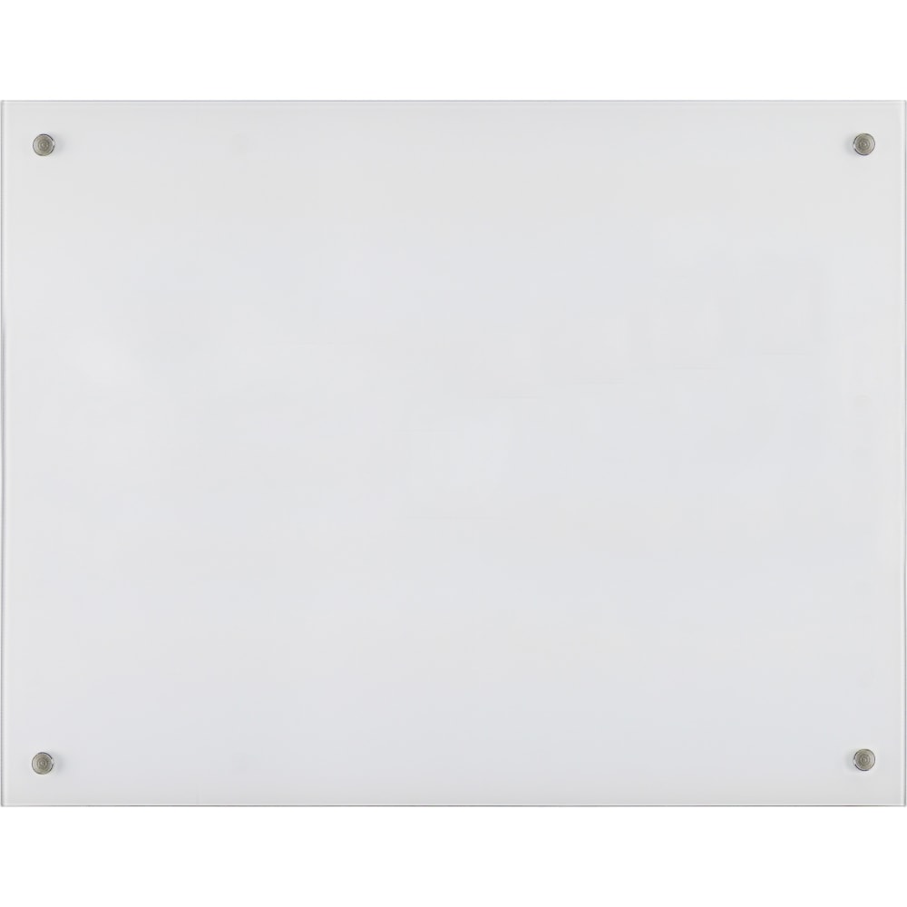 Lorell Non-Magnetic Unframed Dry-Erase Glass Whiteboard, 48in x 36in, Frost MPN:52502