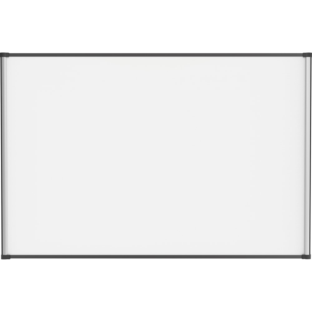 Lorell Magnetic Dry-Erase Whiteboard, 48in x 72in, Steel Frame With Silver Finish MPN:52513