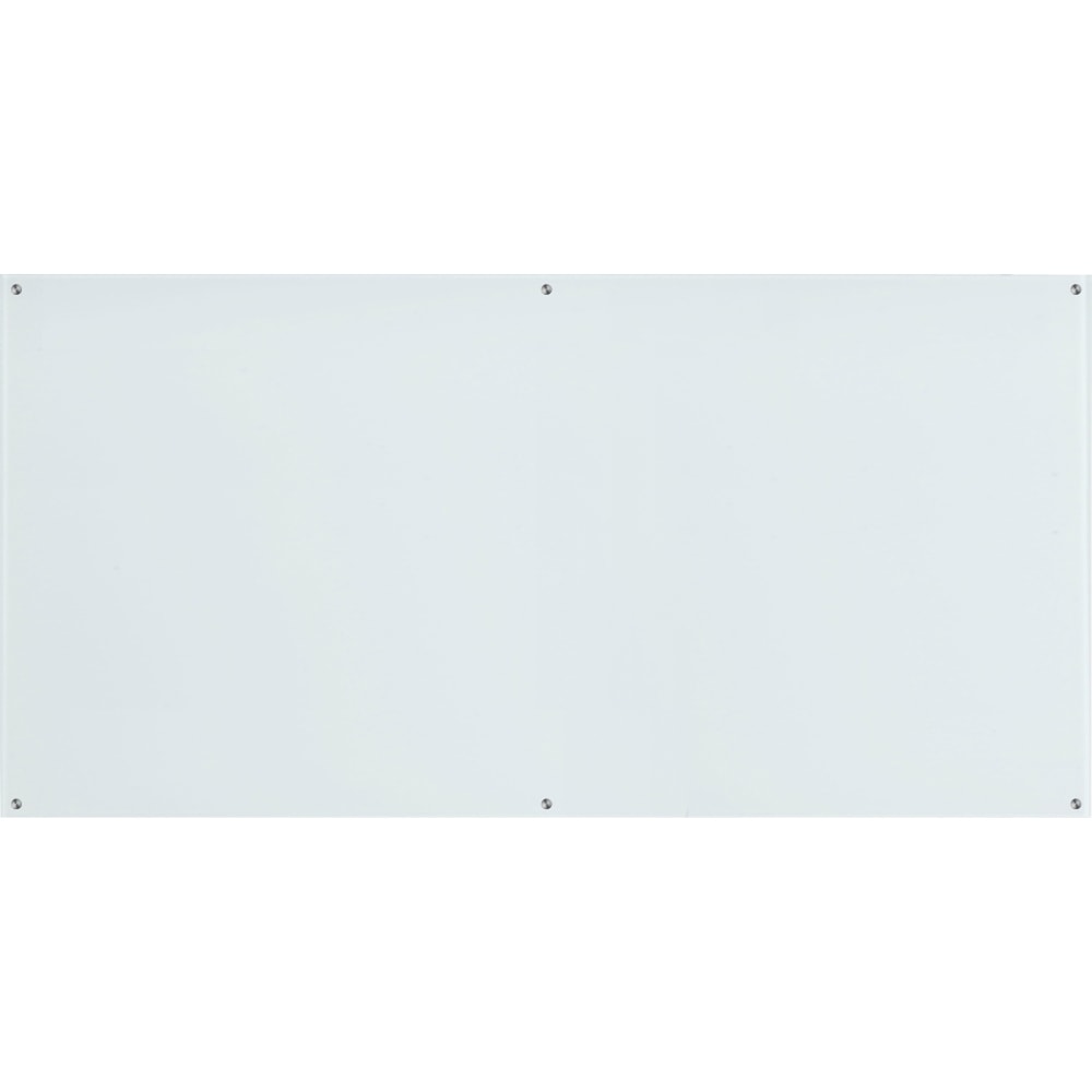 Lorell Premium Glass Unframed Dry-Erase Whiteboard, 48in x 96in, White MPN:55665