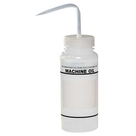 Wash Btl, Std, 16 oz, Machine Oil, Wht, PK6 MPN:F11646-0459