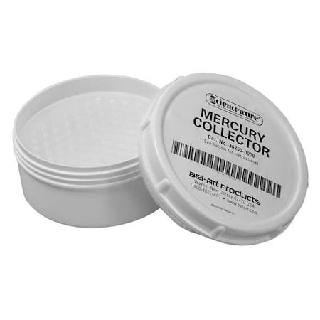 Mercury Collector, 125mL, White MPN:F36250-0000