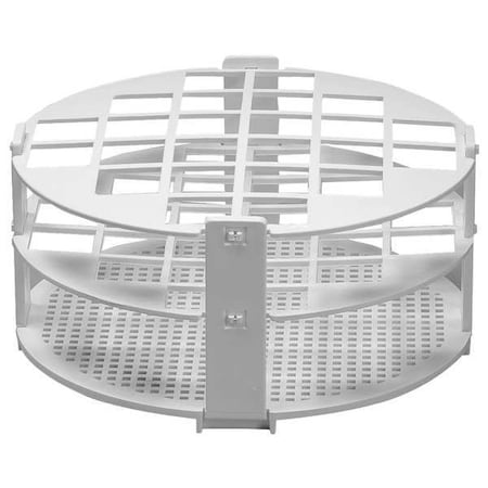 Round Rack, No-Wire, 20mm, White MPN:F18741-0020