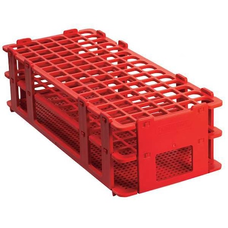 Test Tube Rack, No-Wire, 13mm, Red MPN:F18746-0000