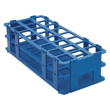 Test Tube Rack, No-Wire, 25mm, Blue MPN:F18747-0003