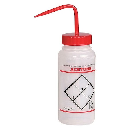 Wash Bottle, 500 mL, 53 mm Dia, PK3 MPN:F11642-0622