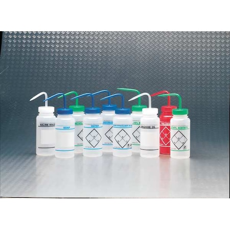 Wash Btl, Std, 16 oz, Deionized Wtr, Blu, PK6 MPN:F11646-0631