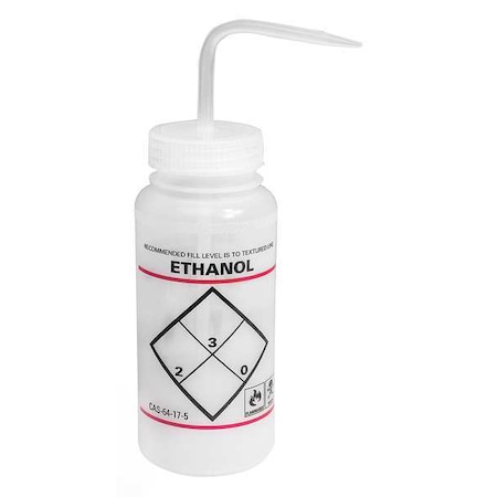 Wash Bottle, Std Spout, 500ml, Ethanol, PK6 MPN:F11646-0639