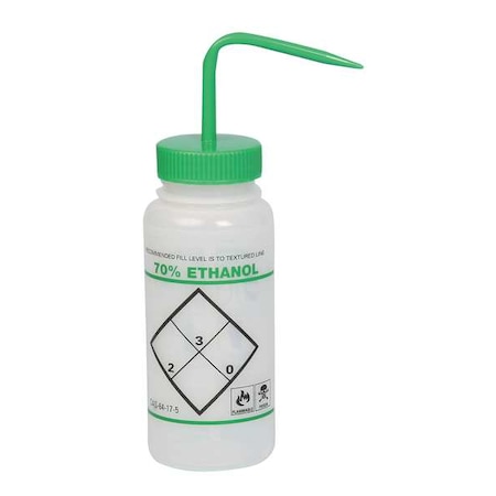 Wash Bottle, Std Spout, 500ml, Ethanol, PK6 MPN:F11646-0640