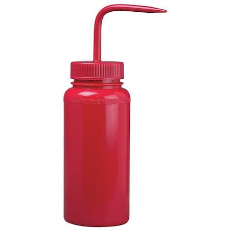 Wash Bottle, Std Spout, 16 oz., Red, PK6 MPN:F11651-0016