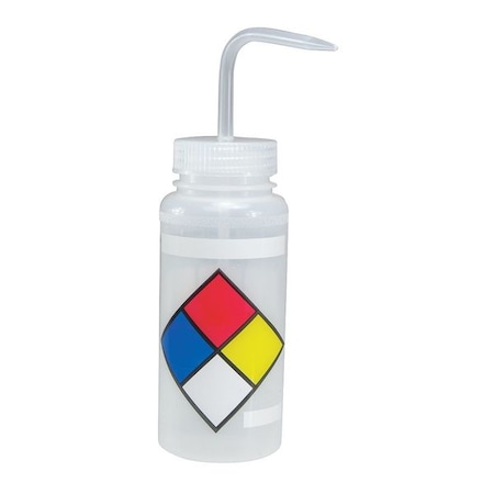 Wash Bottle, Std Spout, 500ml, Write-On, PK4 MPN:F11816-0009