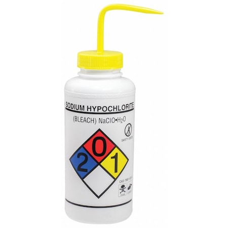 Wash Bottle, 1 L, 53 mm Dia, PK2 MPN:F11832-0015