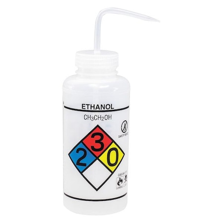 Wash Bottle 32 oz., Cap Color: Yellow, PK2 MPN:F11832-0019