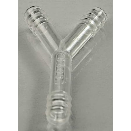 Connector, Y, 3/16in, Polypropylene, PK12 MPN:F19613-0000
