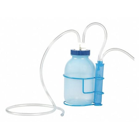 Aspirator Bottle, 246mm H, Blue, 114 mm Dia MPN:F19917-0001