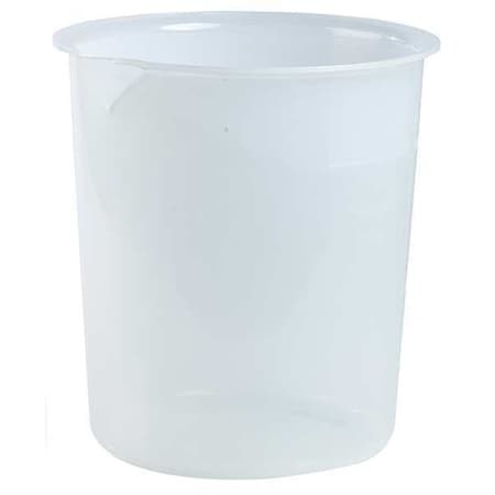 Beaker, Polypropylene, Low Form, 4 L / 1.06 gal Capacity, Not Rated Not Applicable MPN:F26219-0000