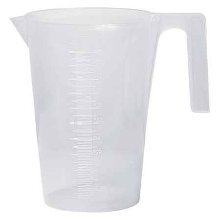 Pitcher, Polypropylene, Tall Form with Handle, 1 L / 33.81 fl oz Capacity, Not Rated Not Applicable MPN:F28991-0000