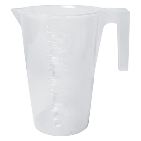 Pitcher, Polypropylene, Tall Form with Handle, 2 L / 0.5 gal Capacity, Not Rated Not Applicable MPN:F28992-0000