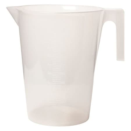 Pitcher, Polypropylene, Tall Form with Handle, 5 L / 1.3 gal Capacity, Not Rated Not Applicable MPN:F28994-0000