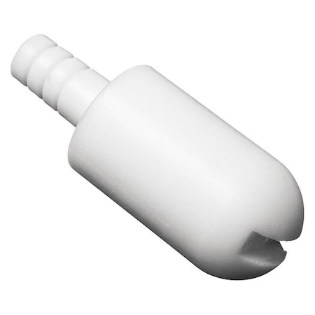 Sinker Tubing, PTFE, 38.1 mm L, White MPN:F32903-0102