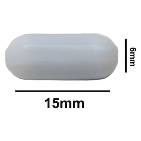 SPINBAR, STIRRING BAR, PTFE, PLYGN, 15X6MM MPN:F37120-0015