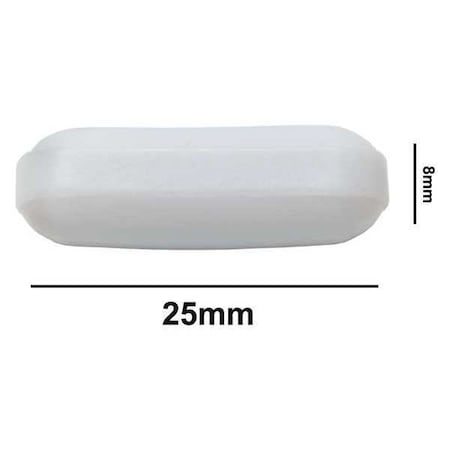 SPINBAR, STIRRING BAR, PTFE, PLYGN, 25X8MM MPN:F37120-0025