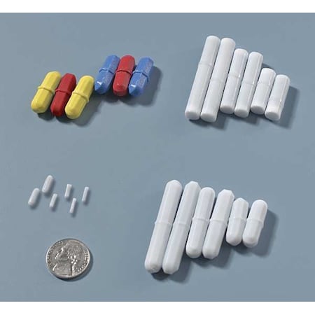 Stir Bar, 7-10 mm L, 1.5-3 mmDia, Micro, PK6 MPN:F37162-0000