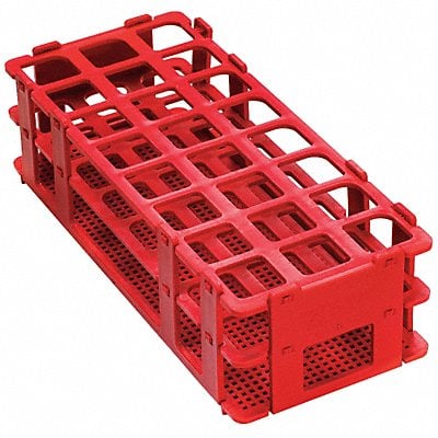 Test Tube Rack No-Wire 25mm Red MPN:F18746-0003
