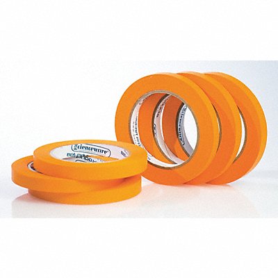 Masking Tape 1/2 W 40 yd L Orange PK6 MPN:F13488-0050