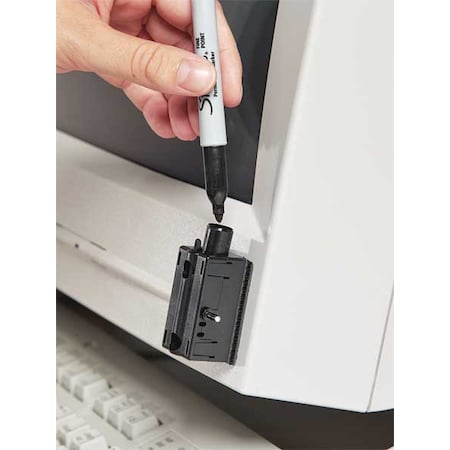 Pen Holder, Black, 1In x 1In x 2In H, PK3 MPN:F13373-0000