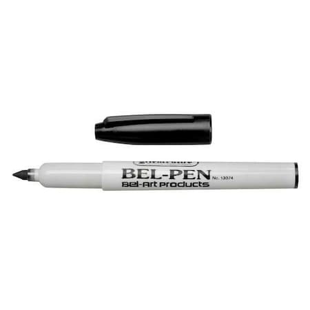 Permanent Marker, Black, Bullet Tip, Capped, 3 PK MPN:F13374-0000