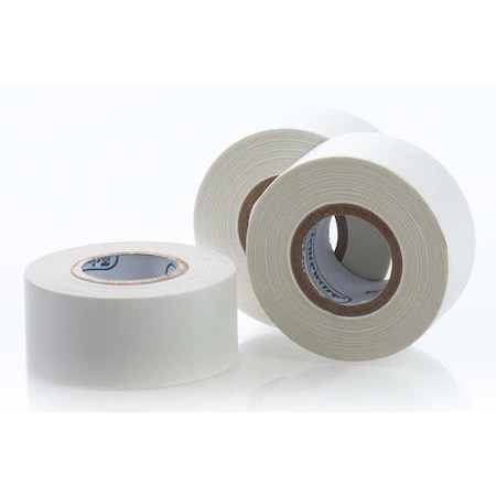 Masking Tape, 1 in W x 15 yd L, 6.3 mil Thick, White, Rubber Adhesive, 3 PK MPN:F13480-0100