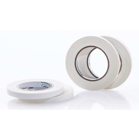 Masking Tape, 3/4 in W x 40 yd L, 6.3 mil Thick, White, Rubber Adhesive, 4 PK MPN:F13483-0075