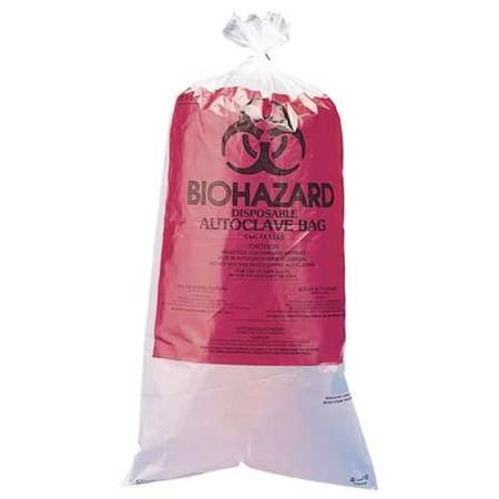 Autoclav.Biohaz.Bag, 8to10gal, Clear, PK100 MPN:F13161-0009