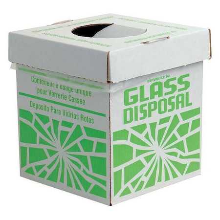 Square Recycling Collection Box, Flat with Top Opening, White, Corrugated Cardboard, 1 Openings MPN:F24653-0002