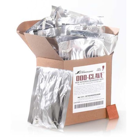 Autoclave Bag Deodorant Pad, Clove, PK100 MPN:H13198-0000