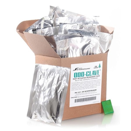Autoclave Bag Deodorant Pad, Pine, PK100 MPN:H13198-0002