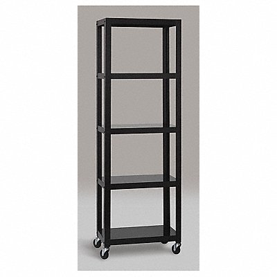 Bookcase Bookshelf Black 14 D MPN:21752