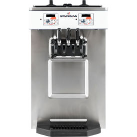 Two Flavor Twist Soft Serve Machine Countertop Air Cooled 6235-C