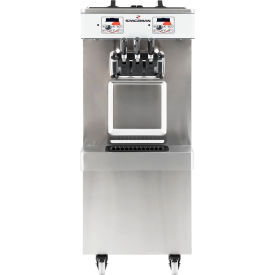 Two Flavor Twist Soft Serve Machine Floor Standing Air Cooled 6250-C