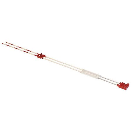 Volleyball Antenna, Red; White, 39 3/8