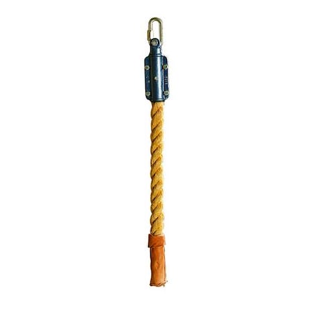 Climbing Rope with Leather Boot, 24 Ft MPN:CR200-1000