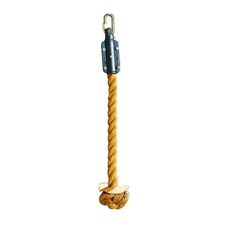 Climbing Rope W Turks Head Knot, 24 Ft MPN:CR201-1001