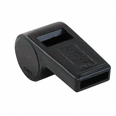 Whistle Plastic Black With Lanyard MPN:8304SR