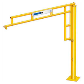 250 Lb. Cap 10' Span 10' HUB Spanco 500 Series Free Standing Workstation Jib Crane 500-250-10-10